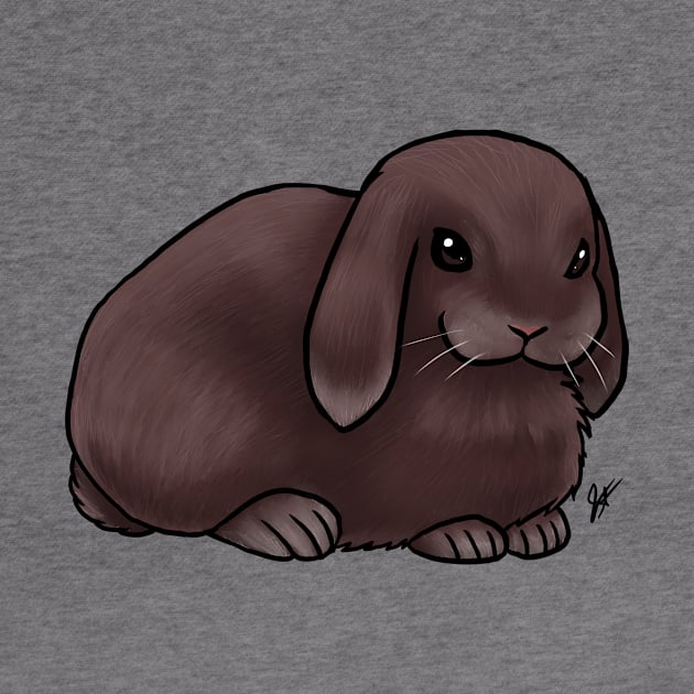 Small Mammal - Rabbit - Holland Lop Brown by Jen's Dogs Custom Gifts and Designs